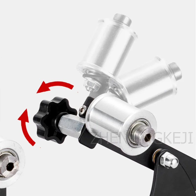 

220V Mini Belt Machine Angular Grinding Belt Head Polisher Machine Annex Angle Grinder Conversion Belt Frame Polishing Tools