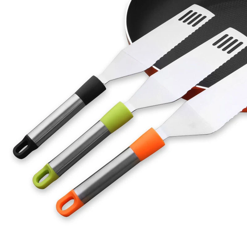 Нержавеющая сталь лопата для сыра пиццы пирога сервер держатель торта прорези