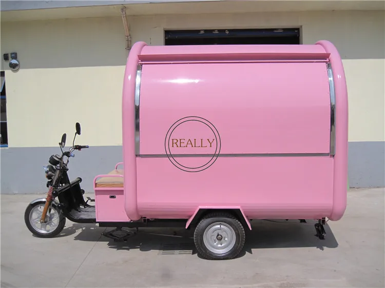 Электрический 4 колеса передвижной Мороженое тележка для еды уличный фаст фуд