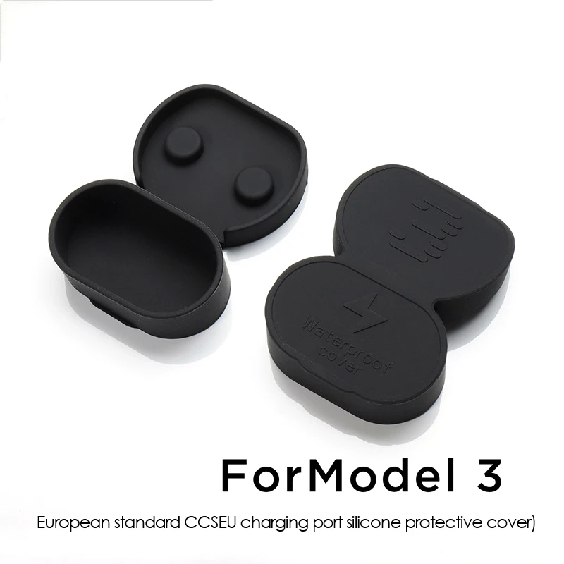 

Silicone Car Charger Cap Cover for Tesla Model 3 Waterproof Dustproof Charging Port Protective Cover EU Version