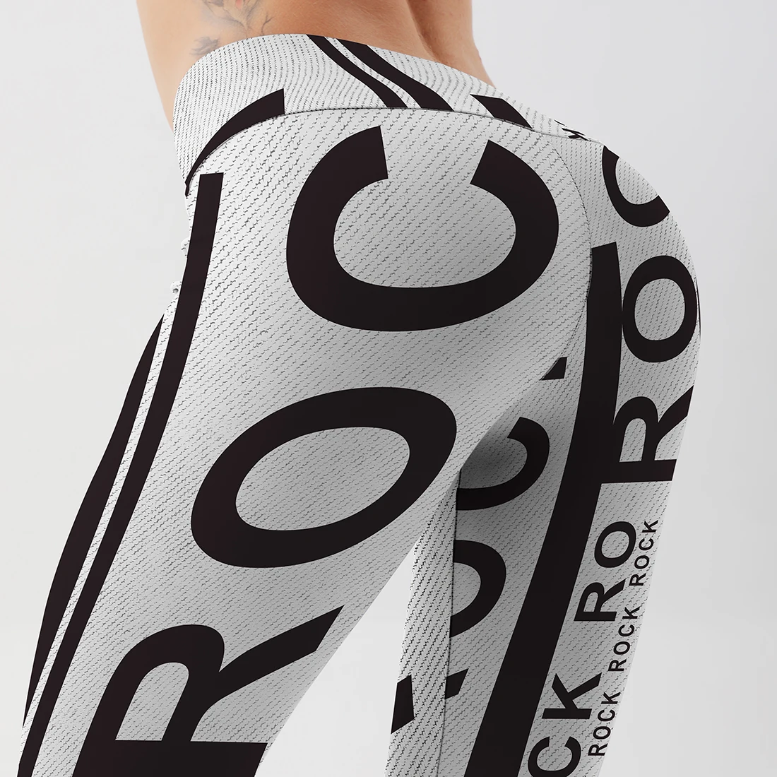 Леггинсы женские с высокой талией дышащие из полиэстера | Женская одежда