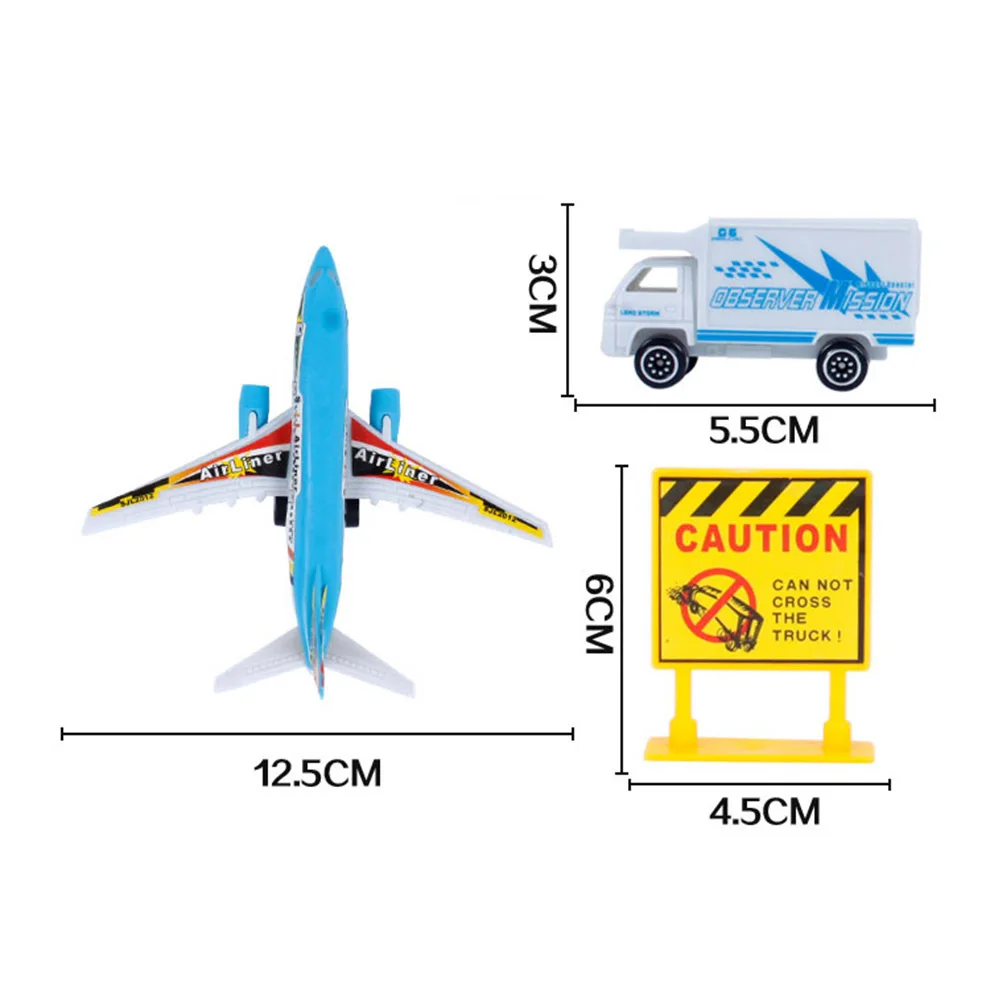 

Airplane Sand Table Model Airport Assembled Toy Simulated Scene Toys