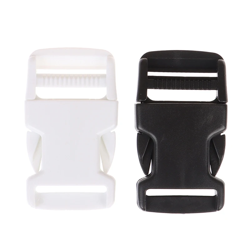 

10Pcs 30mm Curved Side Release Buckle Bracelet DIY Pets Collar Camping