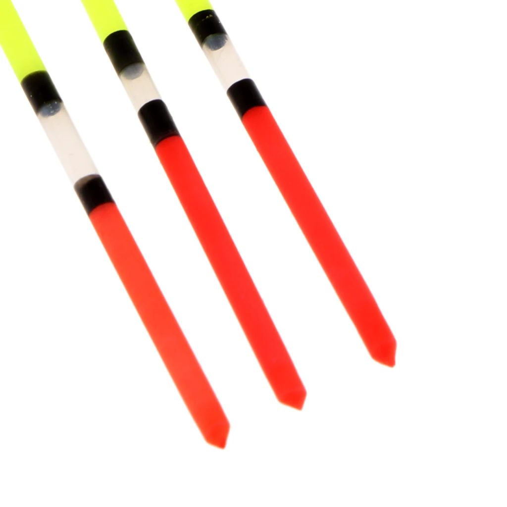 

100x Plastic Fishing Floats Vertical Buoy Long Tail Fishing Float Floating Tube