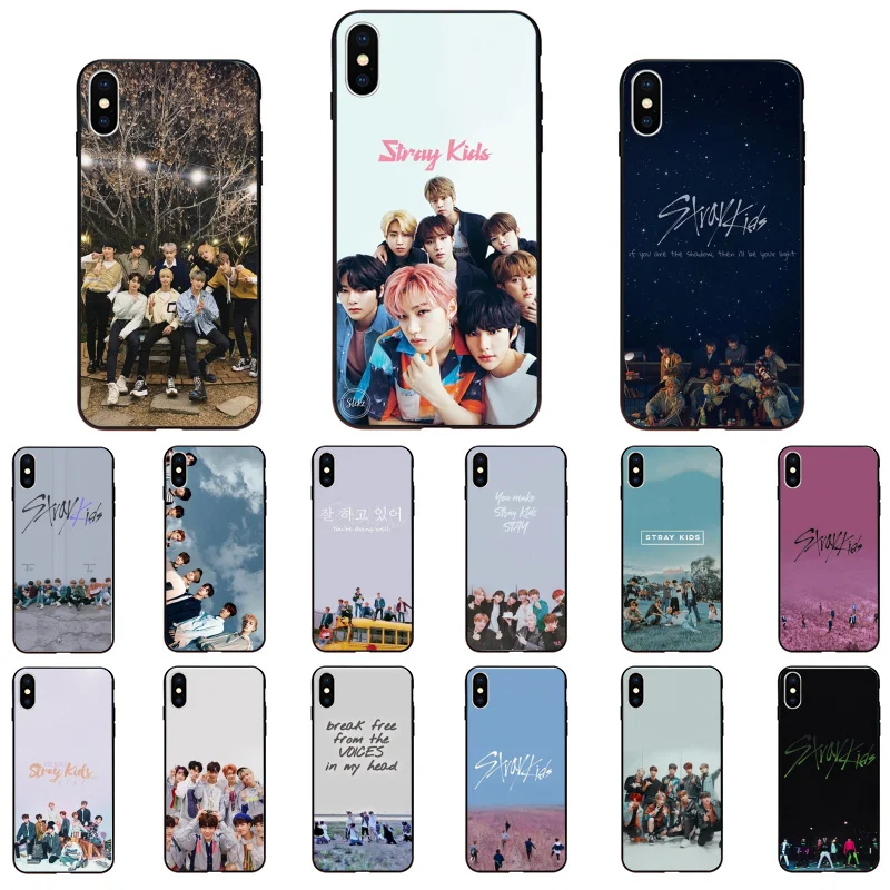 

Stray Kids Phone Case for iphone 13 12 11 Pro Max Case For iPhone 12mini XS MAX X XR SE2 8 7 PlusCase