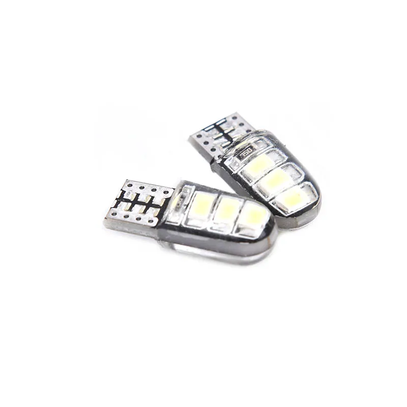 

2 шт., белые светодиодные лампы T10 W5W 12-SMD 2835