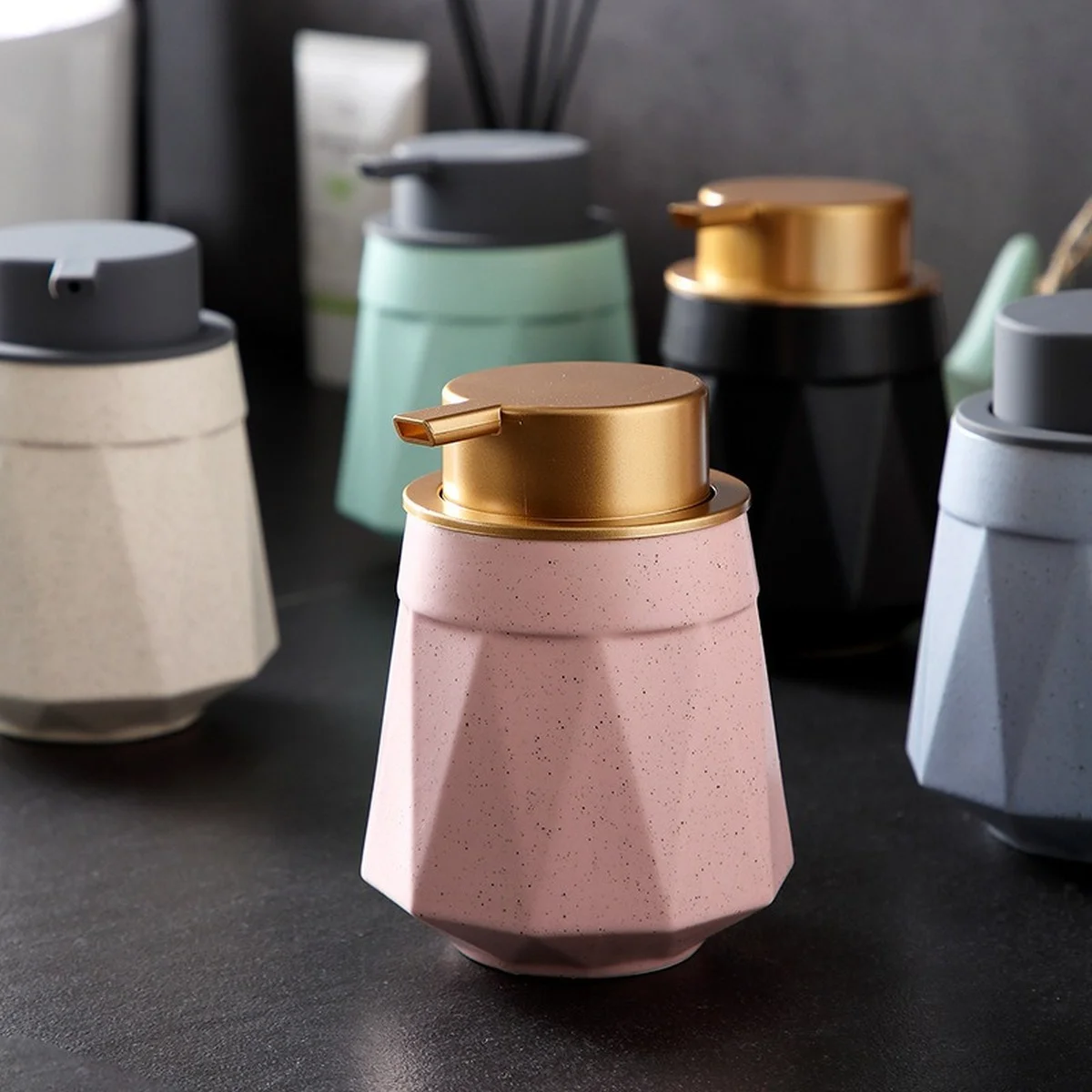 Керамический дозатор жидкого мыла пена портативный кондиционер для мытья тела