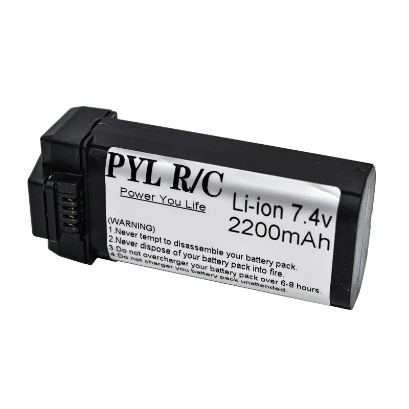Bater&iacute;a lipo Original de 7,4 v, 2200mah, para Ex5 RC Quadcopter 5G 4K, WIFI, FPV, 1000 metros, c&aacute;mara HD para Dron-2