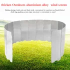 Новинка, 9 планшетов, внешнее ветровое стекло, защита от ветра для приготовления пищи на открытом воздухе, газовая плита, ветрозащитная посуда для пикника, оборудование для кемпинга на открытом воздухе