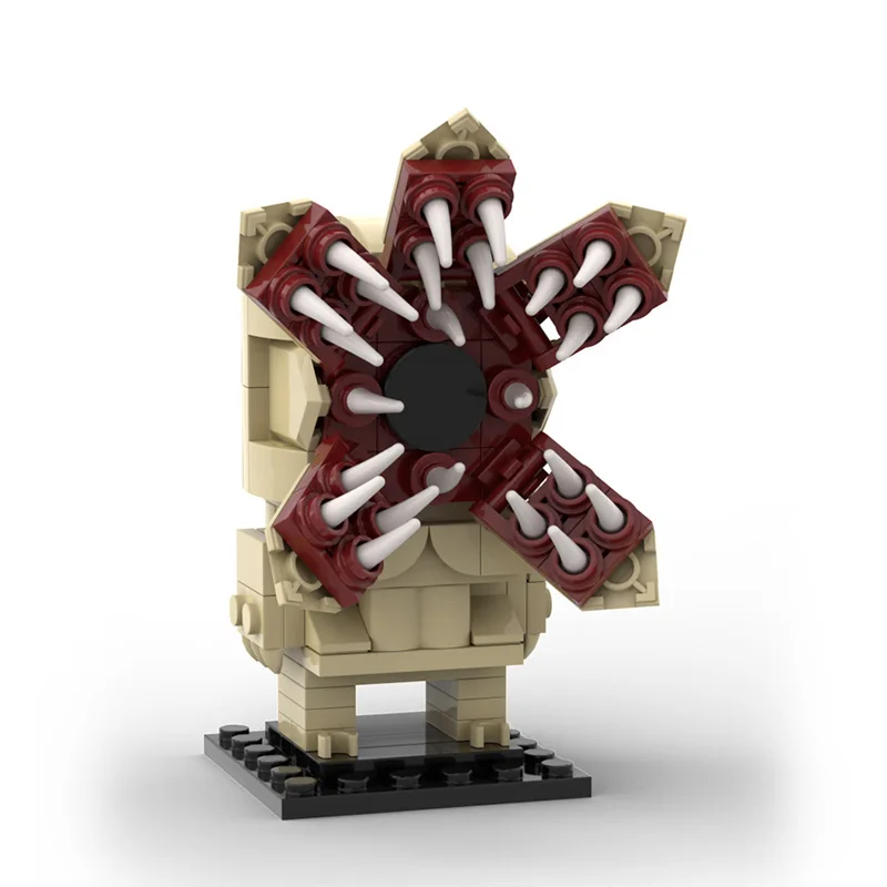 Moc TV фигурки из фильма странные дела демогрон MOC Brickheadz развивающие игрушки