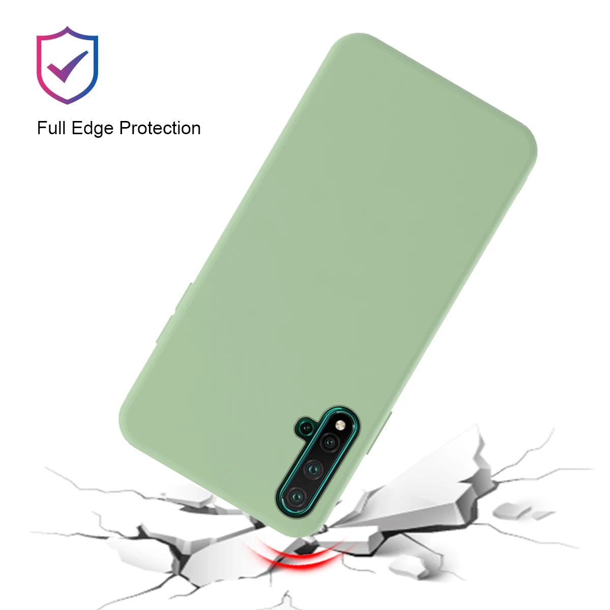 For Huawei Y9 P20 Lite Nova 5 Pro Honor 8X 20 Enjoy 9 Plus Slim Fit Soft TPU Phone Back Case Built-in Velvet Material Cover |