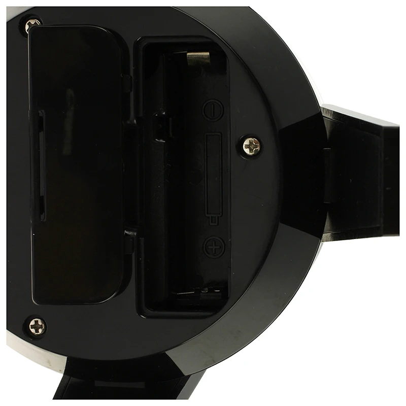 Black Solar Powered Jewelry Phone Watch 360 angle Rotating Display Stand Turn Table with LED Light | Дом и сад