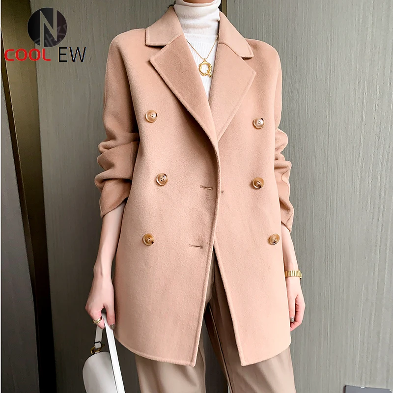 

Women's fashion wool coat short jacket in autumn and winter