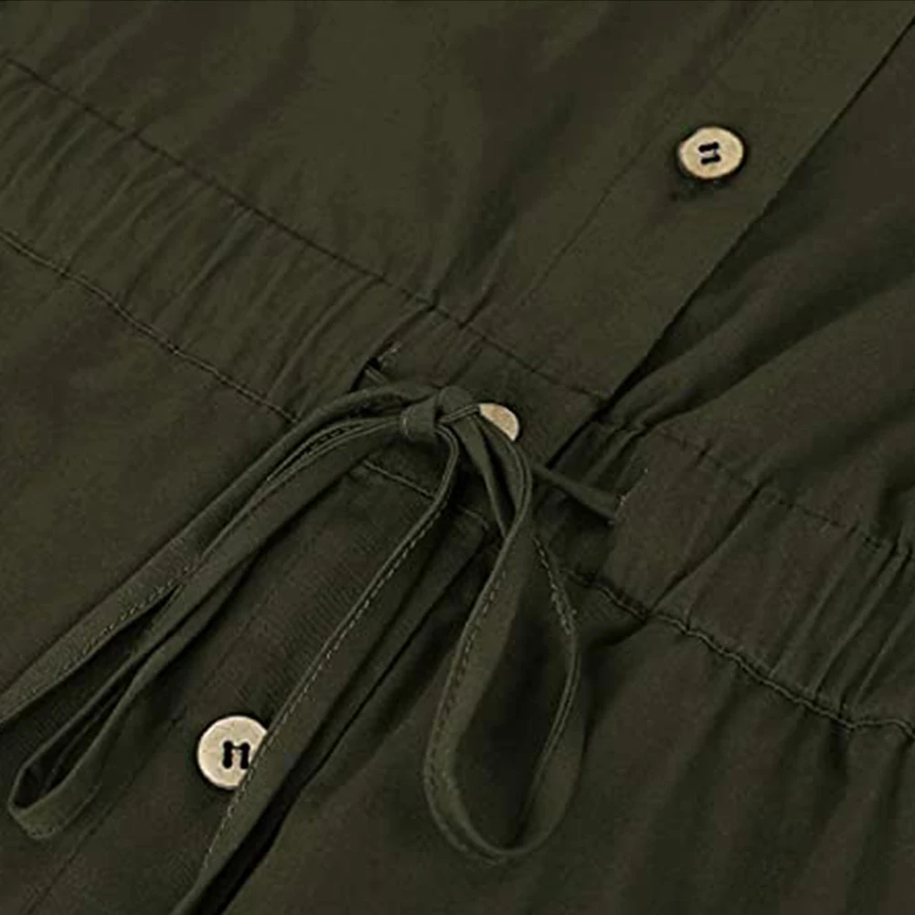 

2021 Summer Fashion Short Sleeve Mens Rompers Single Breasted Jumpsuit Solid One Piece Jumpsuit Pocket Streetwear Cool Mens cool