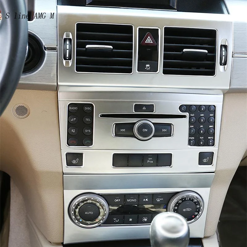 Для Mercedes Benz GLK X204 внутренняя отделка кондиционера CD панель управления рамка