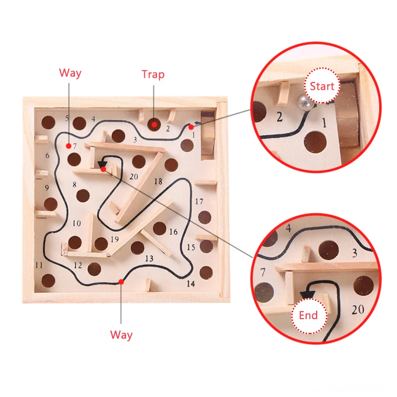 Монтессори обучающая деревянная игрушка для детей раннего обучения головоломка