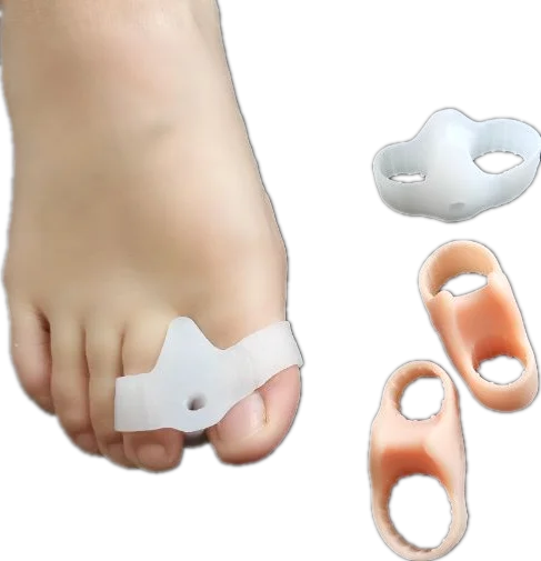 

4pcs=2Pairs Silicone Toe Spreader Separator Bunion Foot Care Tool Hallux Valgus Corrector Thumb Bone Correction Straightener