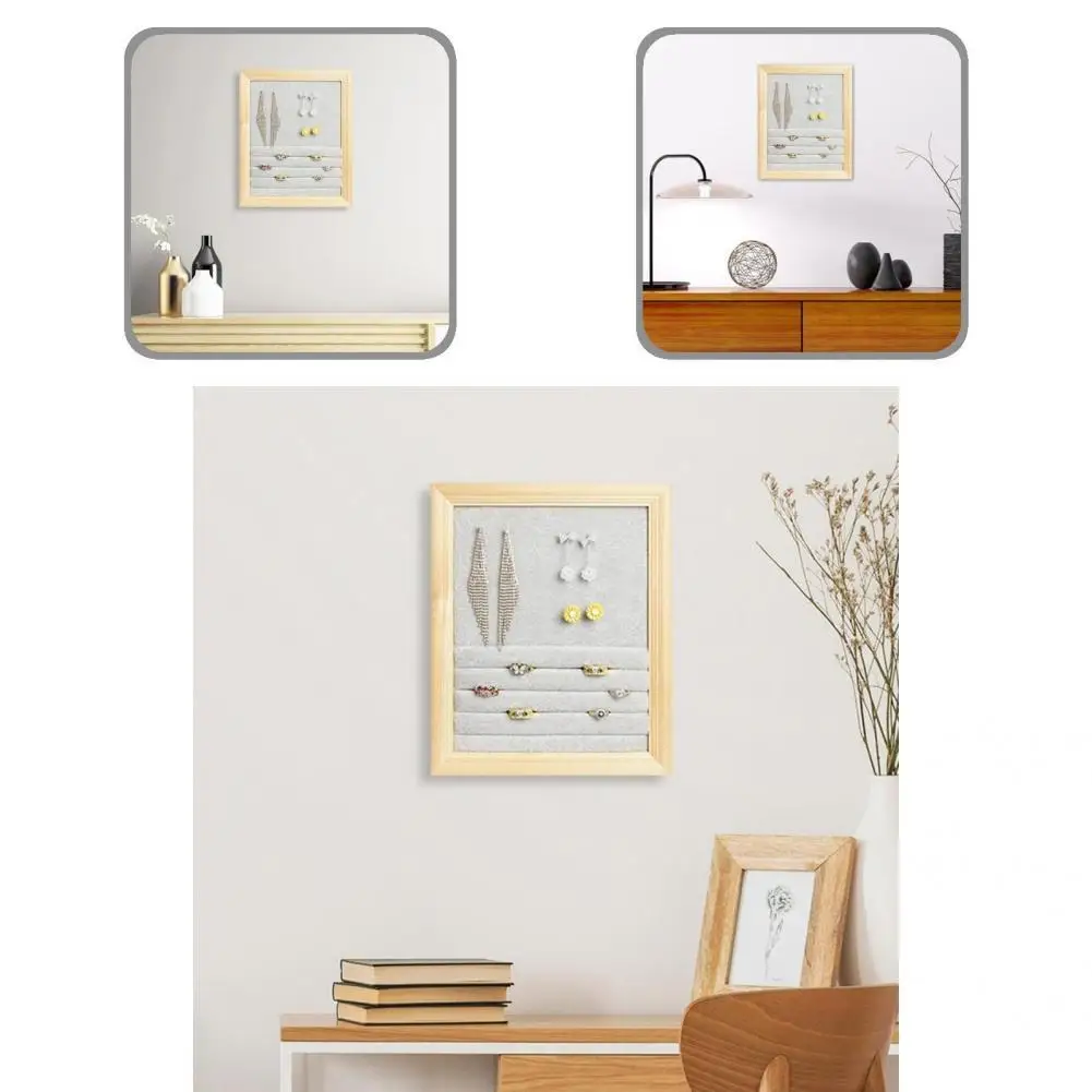 

Long-lasting Golden Border Household Earring Bracelets Organizer for Home
