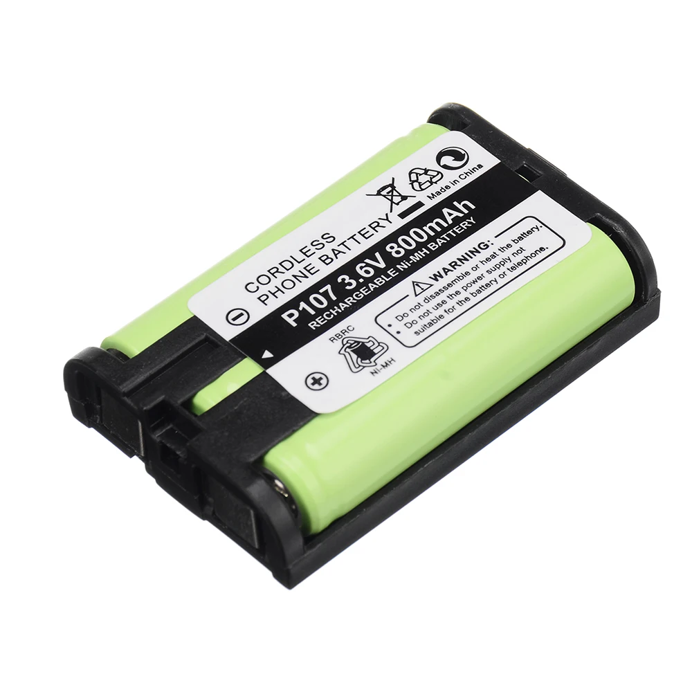 3.6V 800mah NI-MH Cordless Eleoption Home Phone Battery for Panasonic HHR-P107/HHRP107A/1B HHRP107A/1B P107 Lithium 1PCS | Электроника