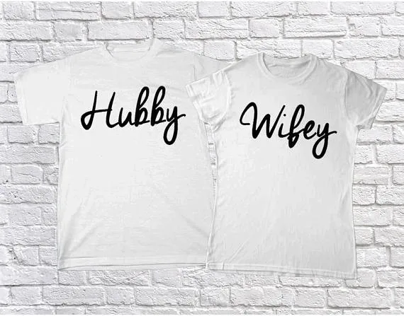 Муженек и Wifey Футболки парные футболки муж жена Комплект футболок для детей