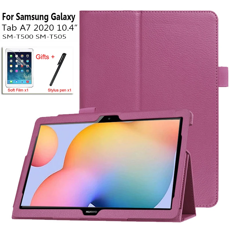 

Чехол для Samsung Galaxy Tab A7 10,4, Женский чехол 2020 дюйма, складная подставка из искусственной кожи для планшета Tab A7 A 7, чехол