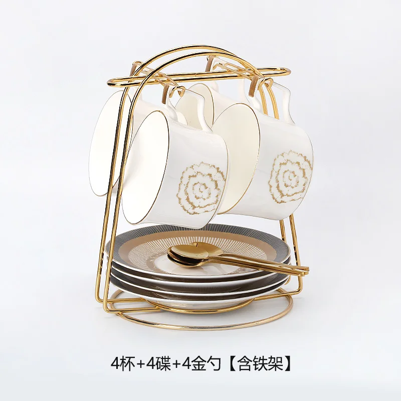 

Creative European Coffee Cup Small Luxury Bone China Bubble Tea Coffe Cups Breakfast Reusable Tazas Originales Teacup Ed50bd