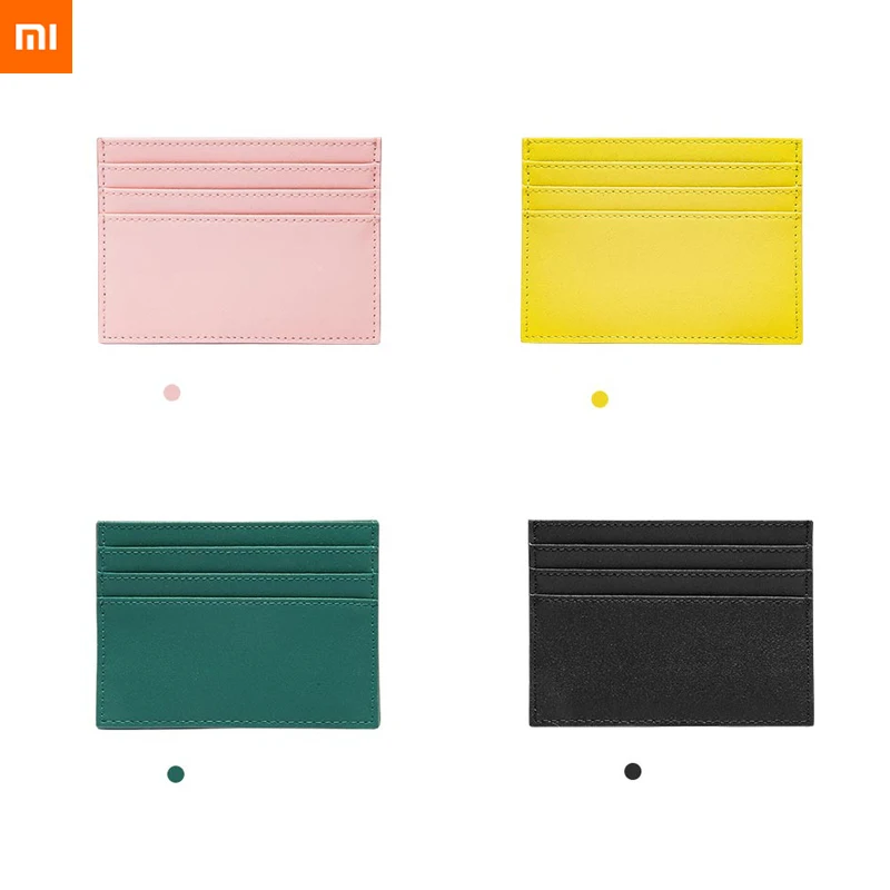 xiaomi youpin VLLICON Портативный Ультратонкий кожаный светильник-кошелек для карт и практичный для мужчин и женщин гибкий и не мнется