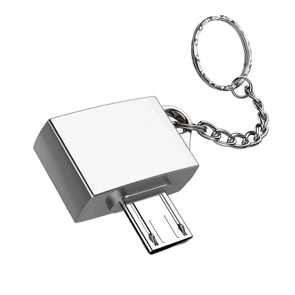 Ультрапортативный металлический адаптер Type-C/Micro USB к 2 0 OTG для устройства Android с