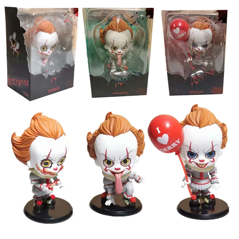 11 см новинка 3 стиля милая это Pennywise Джокер фигурка клоун назад к душе модель