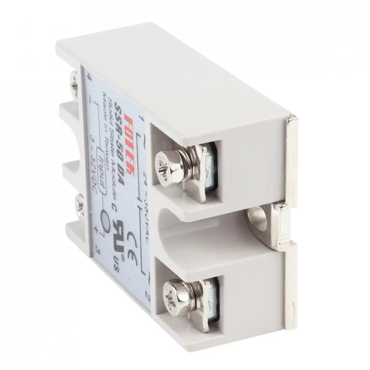 

1pcs Durable Solid State Relay SSR-50DA 3-32VDC 50A / 250V Output 24-380VAC Suitable for Car Parts