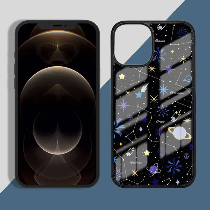 

Cartoon astronaut Phone Case PC for iPhone 11 12 pro XS MAX 8 7 6 6S Plus X 5S SE 2020 XR