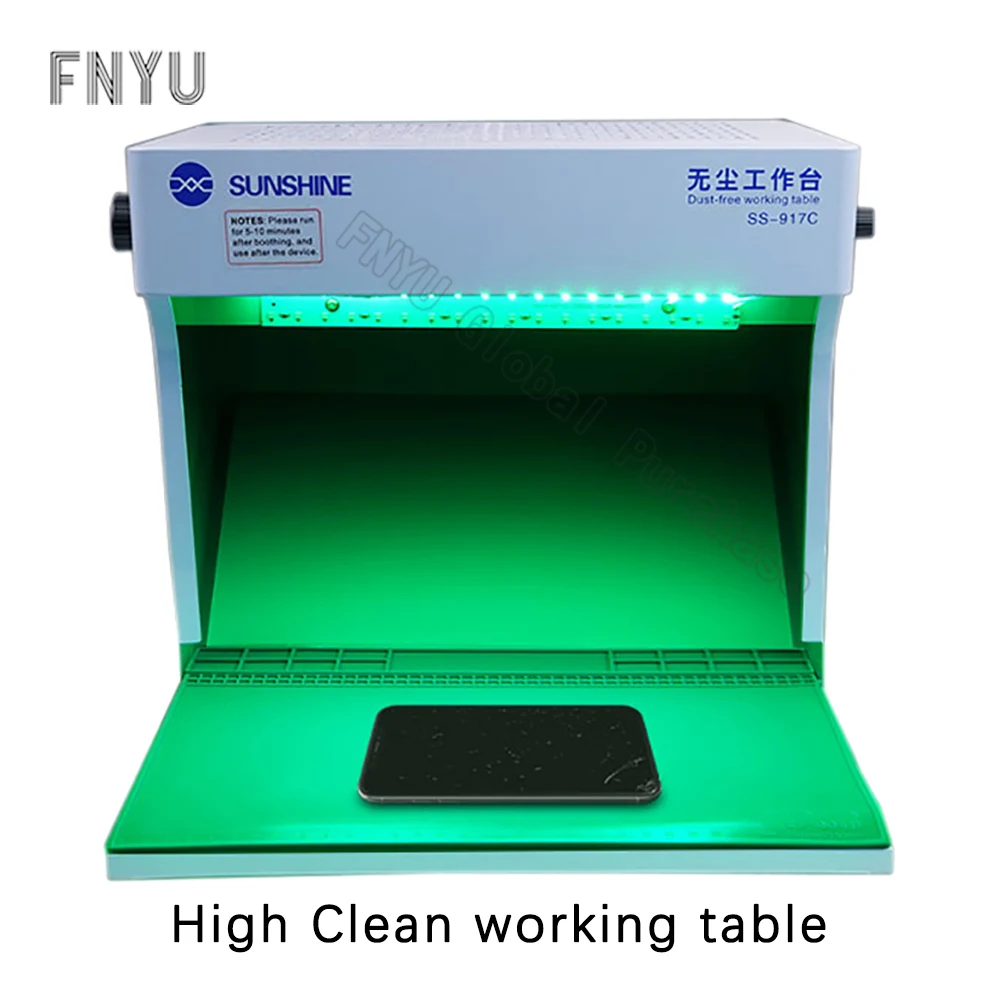 Рабочий стол высокой чистоты без пыли двойной светодиодный мобильный телефон