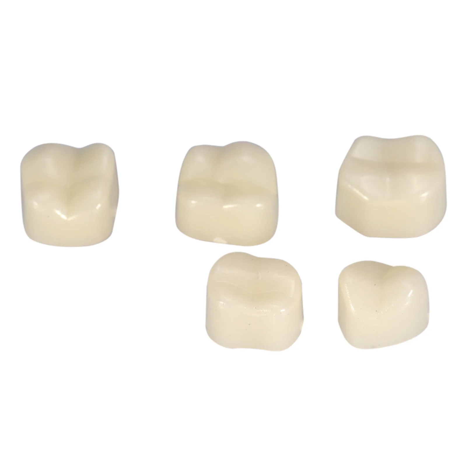 

50 Pcs Dental Teeth Temporary Realistic Oral Care Resin Crown Prevent Pulp From Being Irritated After Porcelain Teeth Gold Teeth