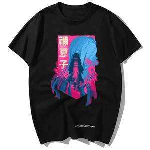 Demon Slayer Kamado Nezuko T-Shirt Kimetsu No Yaiba Funny Japanese Anime Vaporwave Tshirt Mens Harajuku Streetwear