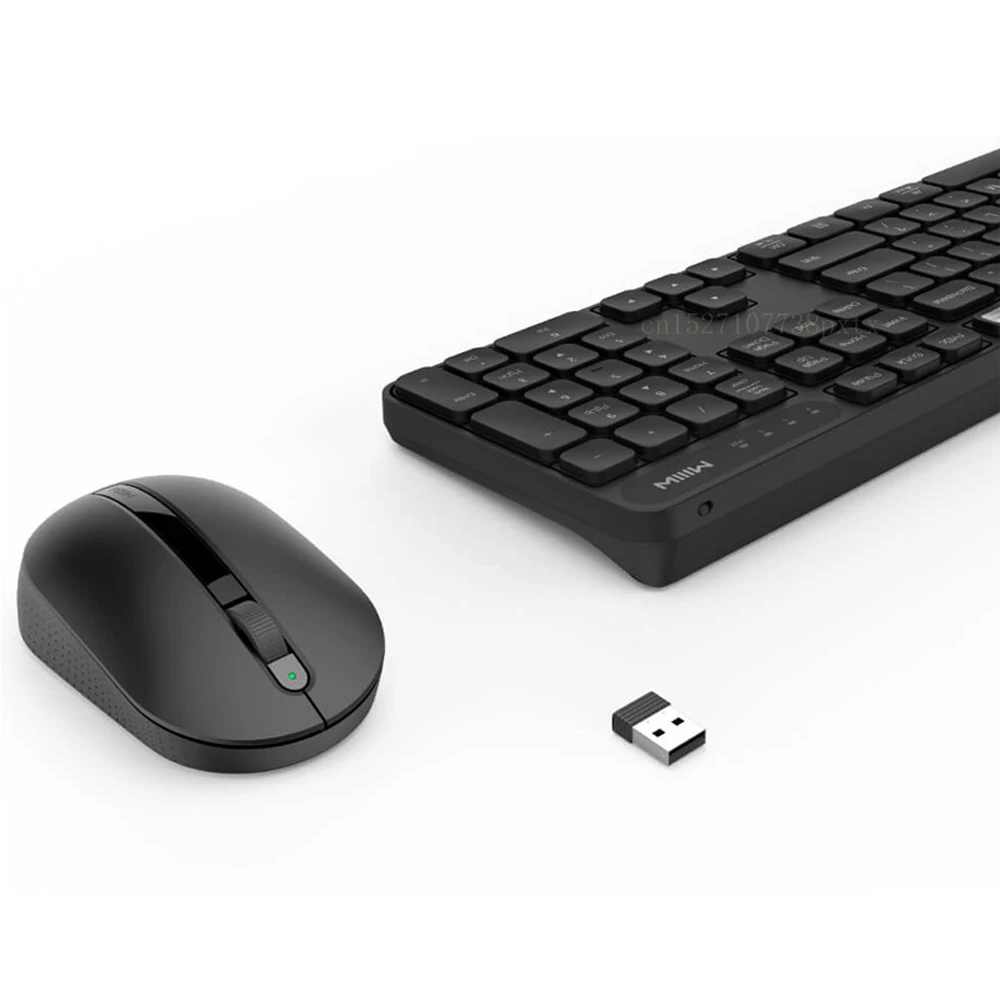 Xiaomi mijia MIIIW RF 2 4 ГГц Беспроводная Офисная Клавиатура Мышь Набор 104 клавиш для Windows PC