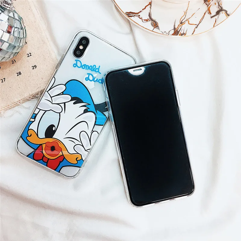 Милый чехол с рисунком Микки для iPhone 6, 6s, 7, 8 Plus, мягкий силиконовый чехол для телефона, чехол для iPhone 11 Pro, X, XR, Xs Max, чехол