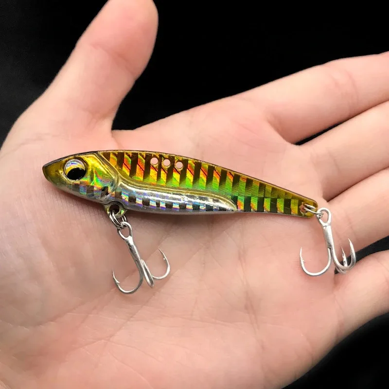 

10pcs Long Shot 3D Eyes Metal Vib Blade Fishing Lure 8/13/16/20G Sinking Vibration Baits Vibe for Bass Pike Perch Fishing
