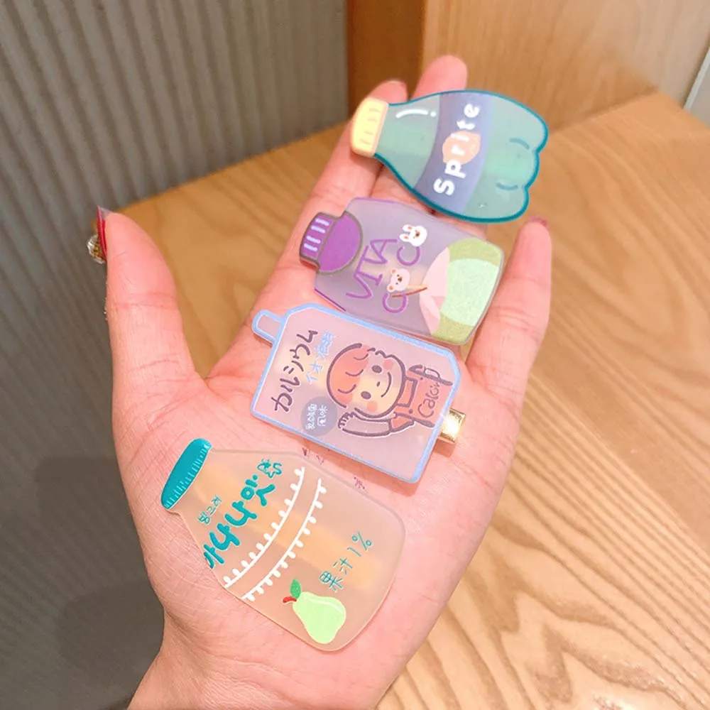 Мультяшная резиновая заколка для волос в виде бутылки фруктов девочек молочного