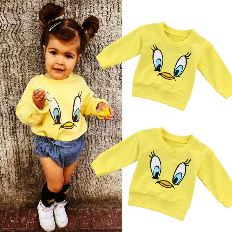 Pudcoco Толстовки с капюшоном для девочек красивая одежда малышей маленьких