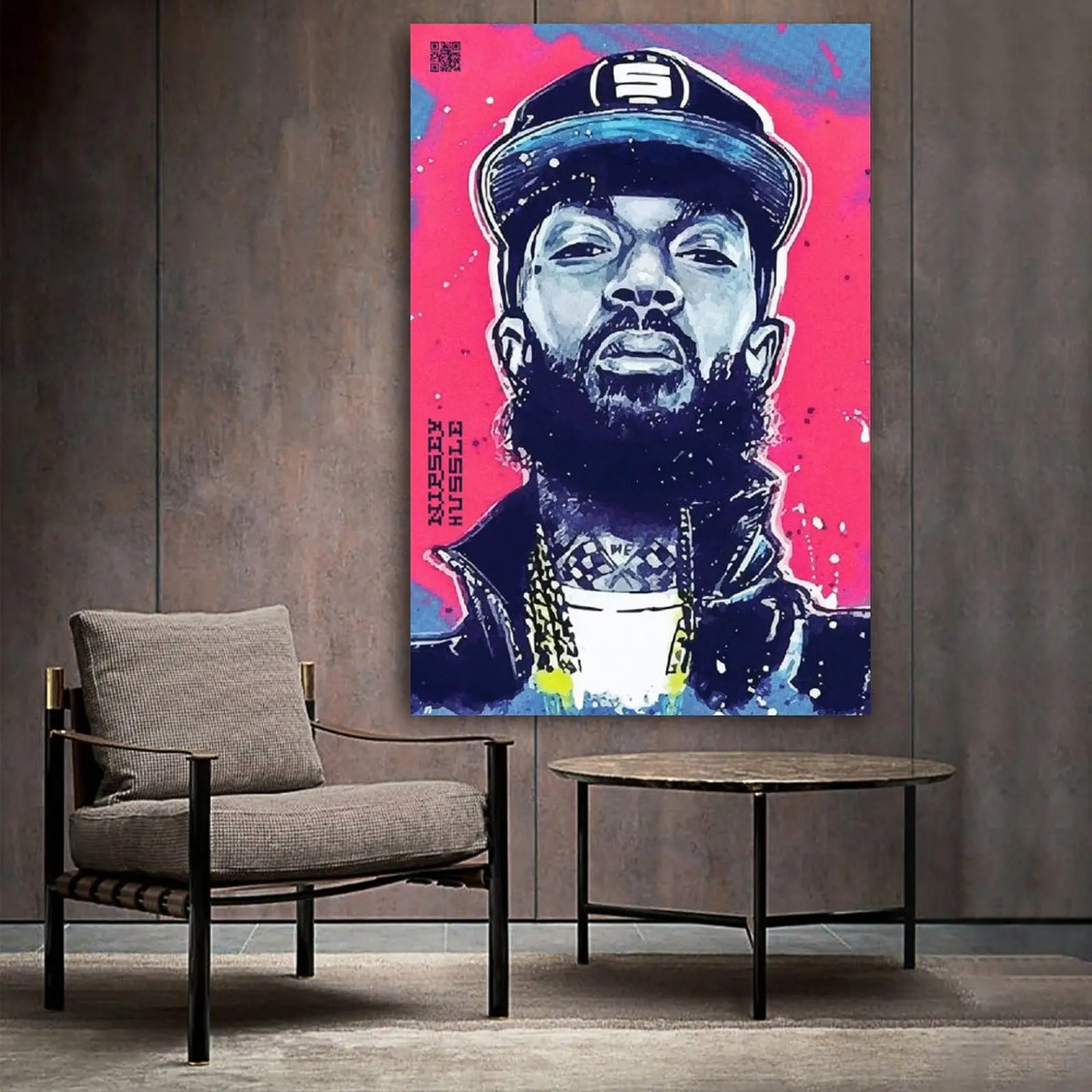 Nipsey Hussle Rapper Постер искусство стен на холсте для гостиной постеры картина спальни