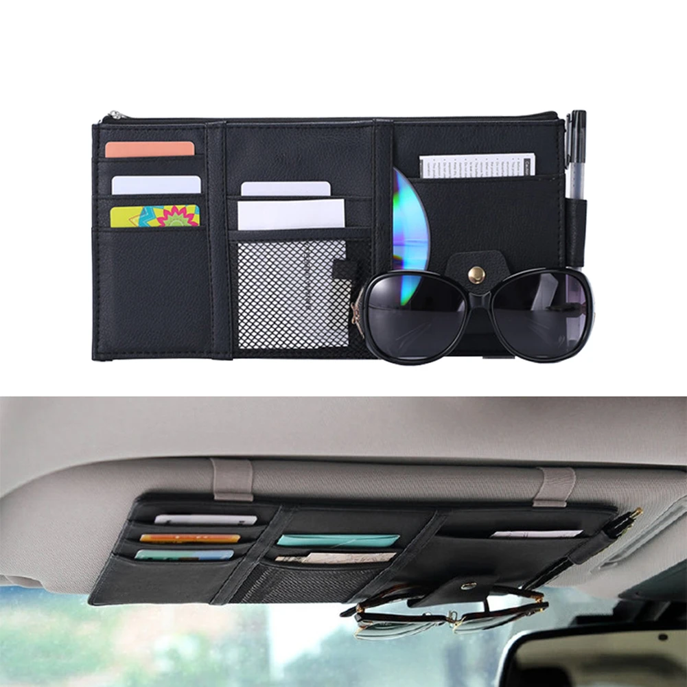 Автомобильный солнцезащитный козырек-органайзер авто сумка для хранения
