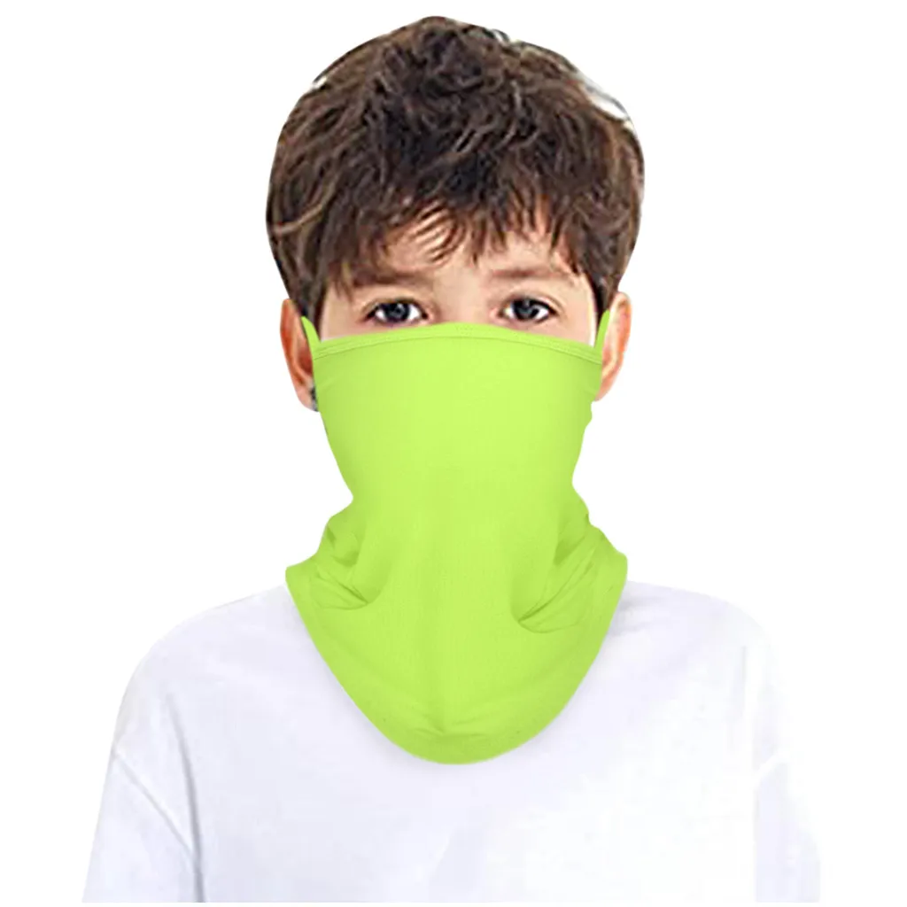 Детская ровная бандана 30 # шарф труба головной убор для мальчиков и девочек лица