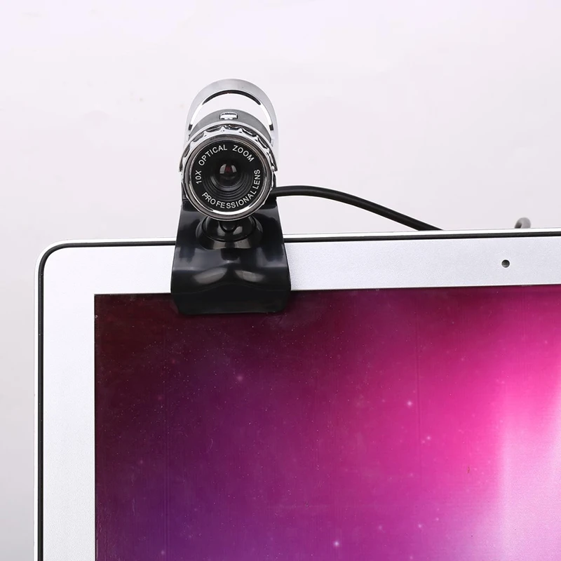 

USB Web Cam HD Webcam 360 Degree Rotation Mic Clip-on PC Laptop Notebook for Android TV Rotatable Computer Camera