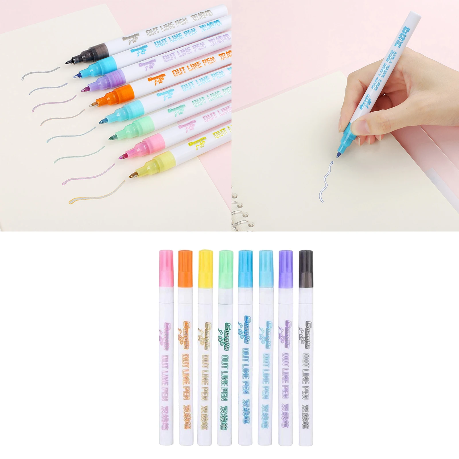 

8pcs / 12pcs Marker Pens, Various Colors Premium Paint Pen for