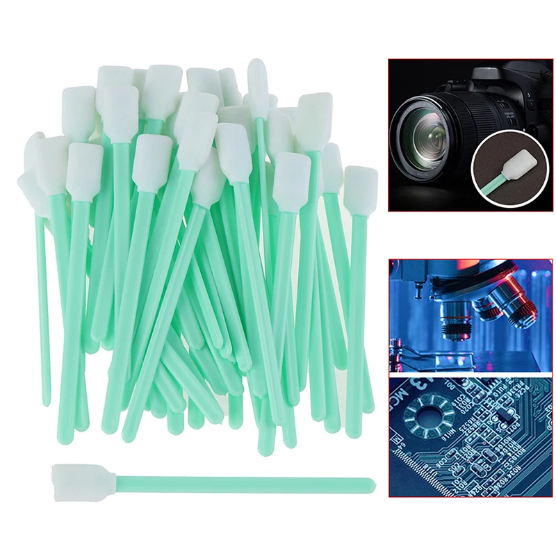 

100Pc Solvent Foam Tipped For Epson For Roland/Mimaki/Mutoh Large Format Print Head Cleaning Tool Cleaning Swab Cleaning Stick