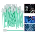 Наконечник из пенопласта, 100 шт., для Epson RolandMimakiMutoh, Широкоформатная печатающая головка, инструмент для чистки, зеркальная палочка