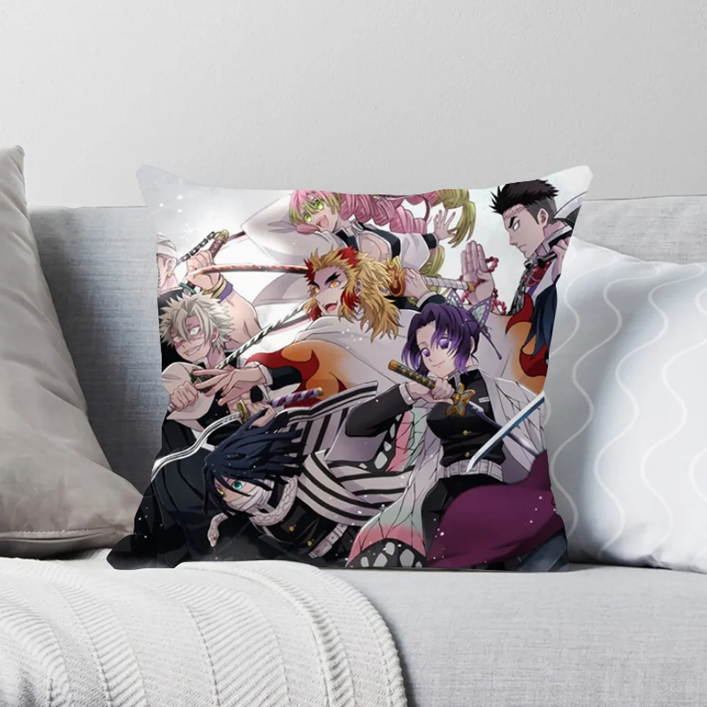 

CLOOCL Popular Anime Demon Slayer Second Season Pillow Cover Double 3D Print Polyester Cute Pillowcase Home Decor Drop Shipping