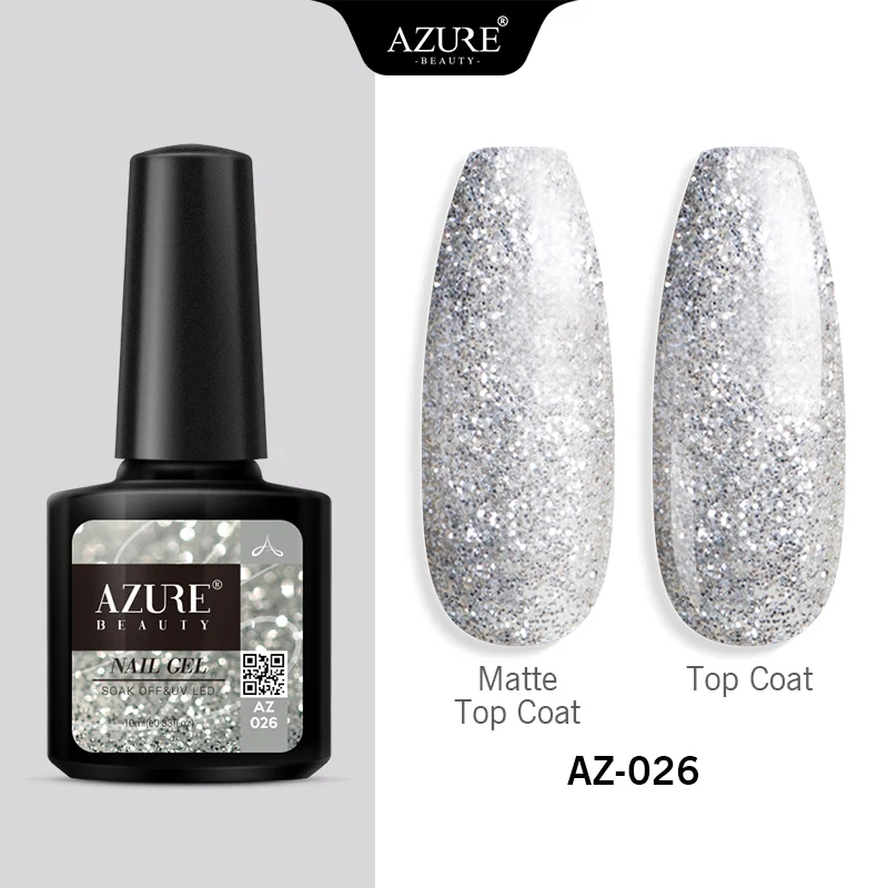 Azure beauty новейший Гель-лак для ногтей 10 мл замачивающийся Блестящий светодиодный Гель-лак для Ногтей Стойкий Гибридный лак Полупостоянный гель - Цвет: 26