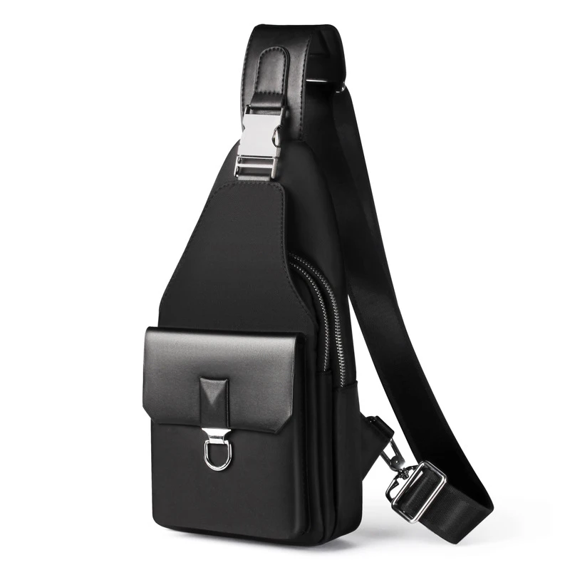 

Waterproof Oxford Chest Bag Shoulder Bag Crossbody Bags Large Capacity IPAD Messenger Bags Zipper Sport Travel Bag XB489