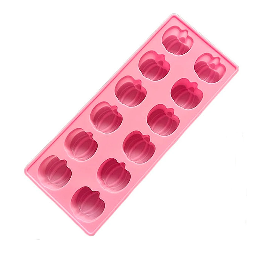 

1pc New Silicone Halloween Pumpkin Mould Cake Chocolate Jelly Ice Cube Baking Mold For Home Bakery DIY Bakeware
